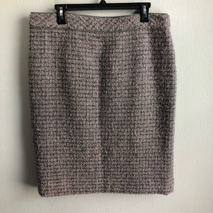 J. Crew No. 2 Pencil Skirt boucle woven 12 taupe.